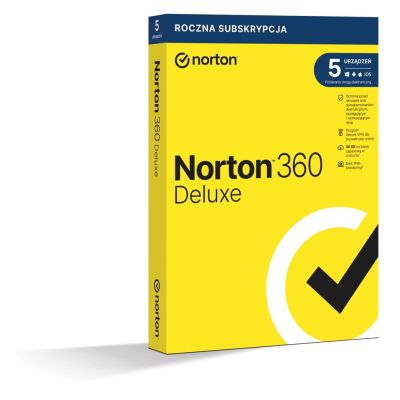 5. Norton 360 Deluxe 5D/12M BOX (KEINE KARTE ERFORDERLICH)