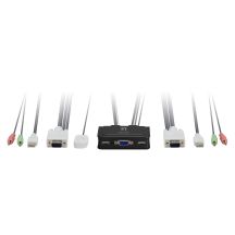 LevelOne KVM-0223 KVM-Switch Schwarz