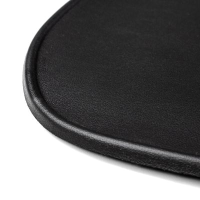 5. Wozinsky Ergonomisches Mauspad mit Handgelenkauflage, Gel, Kunstleder, Groß, rutschfest – Schwarz