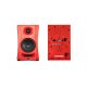 23. KALI AUDIOLP-UNF-R – Paar Bluetooth-Monitorlautsprecher. Multimedia-Lautsprecher, rot.