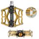 4. Rockbros JT201012LG 2010-12L Aluminium-Plattformpedale für Fahrräder – Gold