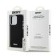 8. DKNY Flüssigsilikon-Hülle mit kleinem Metalllogo und MagSafe-Funktion für iPhone 15 Pro – Schwarz