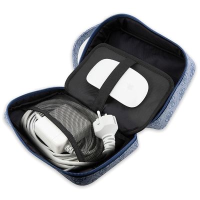 4. Guess Bag GUHBP4RPSB Organizer blau/blau 4G bedruckte Streifen