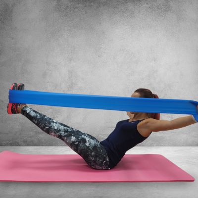 12. FITNESS PROFIT LONG MEDIUM GUMA 200x15x0,45cm blau DK 2227