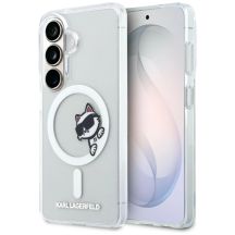 Karl Lagerfeld IML Peekaboo Choupette MagSafe Hülle für Samsung Galaxy S26 - Transparent