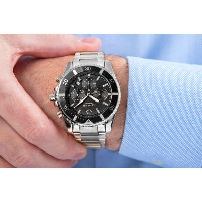 4. Giewont Chronograph Saphir Silber Herrenuhr GW3970-B2