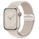 Tech-Protect Nylonmag-Armband für Apple Watch 4 / 5 / 6 / 7 / 8 / 9 / SE (38 / 40 / 41 mm) – Beige