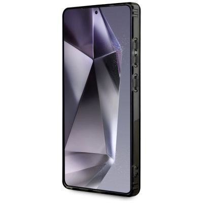5. AMG Transparent Rhombs MagSafe Case für Samsung Galaxy S25 Ultra - Schwarz