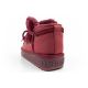 5. D.Franklin Damen Winter Schneestiefel, modisches Fellfutter, Burgund
