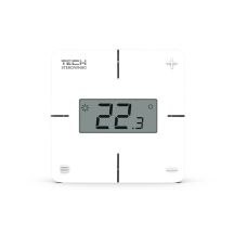 Drahtloser mechanischer Raumthermostat weiß R-8X Tech Controller