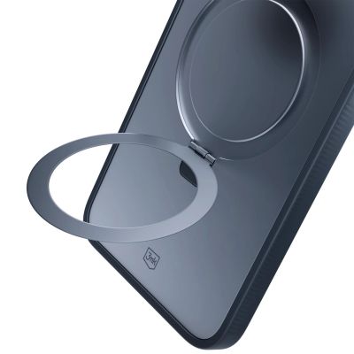 5. 3mk Smoke Case Mag&Stand für iPhone Air - Schwarz