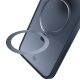 5. 3mk Smoke Case Mag&Stand für iPhone Air - Schwarz