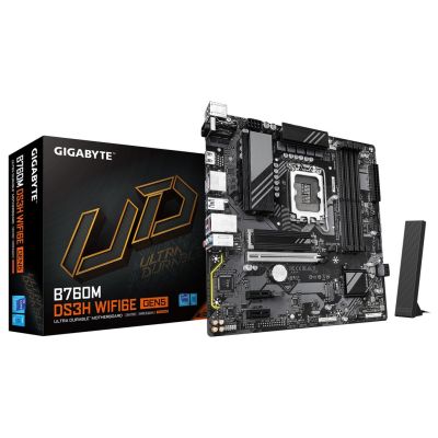 9. Gigabyte B760M DS3H WF6E GEN5 Mainboard