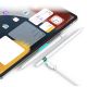 6. Acefast V3 kapazitiver Stift für iPad mit kabelloser Ladefunktion und 2 austauschbaren Spitzen – Weiß