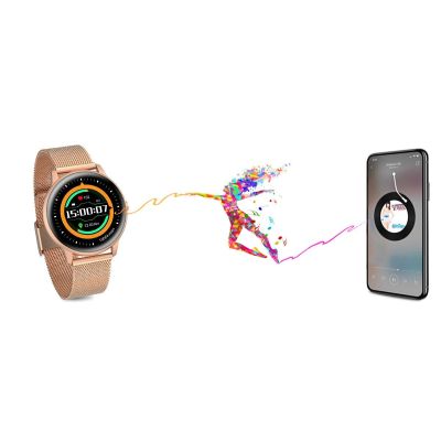 13. G.Rossi SW015-4 Damen-Smartwatch Roségold