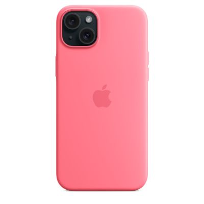 6. Apple Silikonhülle mit MagSafe, Pink, für iPhone 15 Plus