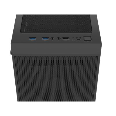 11. FURY SHOBO SH8F MIDI-TOWERCASE MIT FENSTER, SCHWARZ