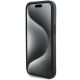 5. Ferrari Grip Stand Metall-Logo-Hülle für iPhone 15 – Schwarz