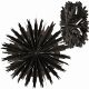 SCHNEEFLOCKE HÄNGENDE PAPIERDEKORATION Ø 50 CM MICA – SCHWARZ
