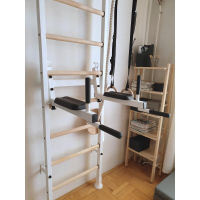 19. Turnleiter-Haltegriffe, Kinderzubehör, weiße Matte, Bank K 413