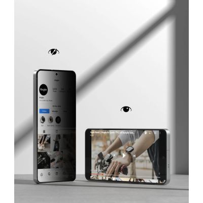 6. Ringke Easy Slide Privacy-Schutzglas, 2er-Pack für Samsung Galaxy S26