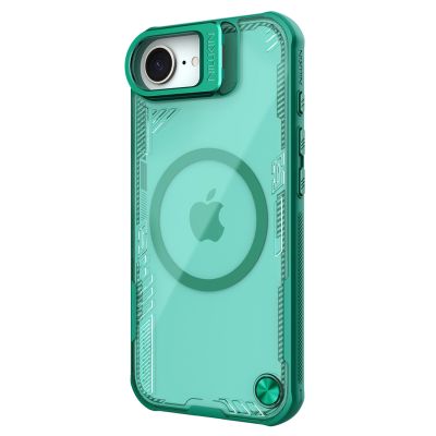 3. Nillkin Iceblade Prop Magnetische Hülle mit Ständer für iPhone 16e / 17e – Grün