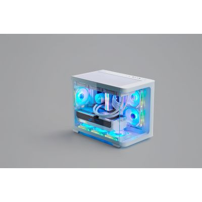 14. FSP Geh Mini S380-WA Micro-ATX/Mini-ITX Gehäuse in Weiß (Einzelhandel)