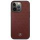 3. Mercedes MEHCP13LPSQRE iPhone 13 Pro / 13 6,1" czerwony/red hardcase Leather Stars Pattern