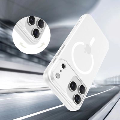 5. Tech-Protect MagSlim MagSafe Case für iPhone 17 Pro - Mattweiß