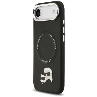 2. Karl Lagerfeld Karl & Choupette Pins MagSafe Hülle für iPhone Air - Schwarz