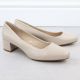 3. Beige Sergio Leone PB291 Pumps mit Blockabsatz