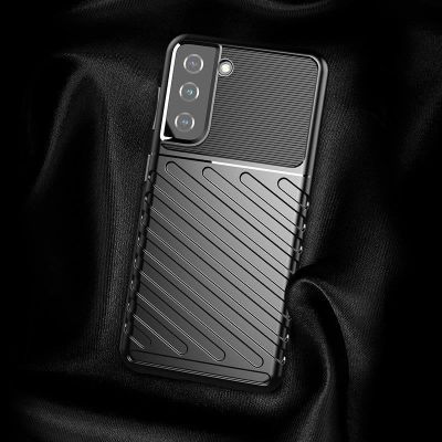 3. Thunder Case Hülle für Samsung Galaxy S23+ Silikon Armor Case blau