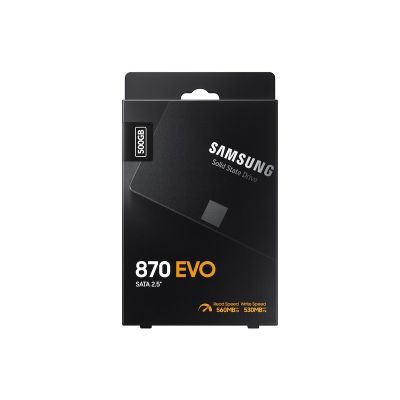 6. Samsung 870 EVO 500 GB 2,5" SATA III SSD