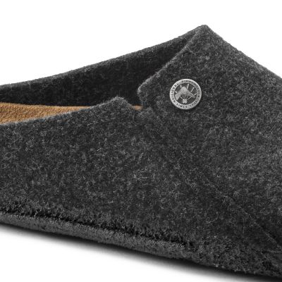 2. Birkenstock Zermatt Cozy Home Anthrazit Wollfilz Hausschuhe Normal Weit (1014938)