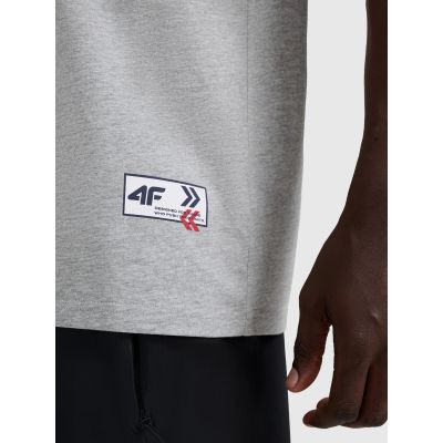 5. Oversize-T-Shirt für Herren mit Aufdruck, Größe 4F 4FRAW25TTSHM3257-27M