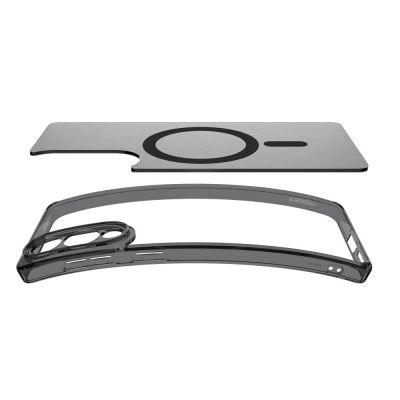 6. Spigen Ultra Hybrid Mag Case mit MagSafe für Samsung Galaxy S25 Edge - Schwarz Durchscheinend