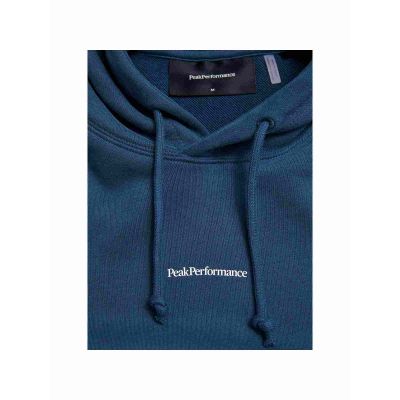 4. PEAK PERFORMANCE Original Terry Hood Herren blaues Sweatshirt