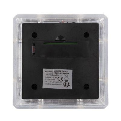 2. GREENBLUE LED-Solarleuchte für Pfosten. 100 x 100 mm, Umschlagform, 3200 K GB128 WW
