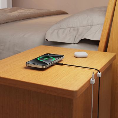 11. Joyroom JR-ZS368 magnetischer Kabelorganizer - weiß (6 Stück)