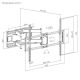 7. Equip 650342 TV-Wandhalterung 177,8 cm (70") Schwarz