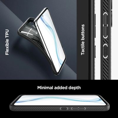 11. Spigen Liquid Air Hülle für Samsung Galaxy A54 5G - Mattschwarz