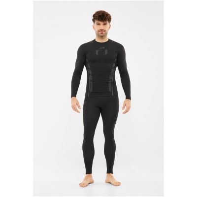 2. Herrenunterwäsche VIKING Eiger 2.0 Pants Bamboo schwarz-grau