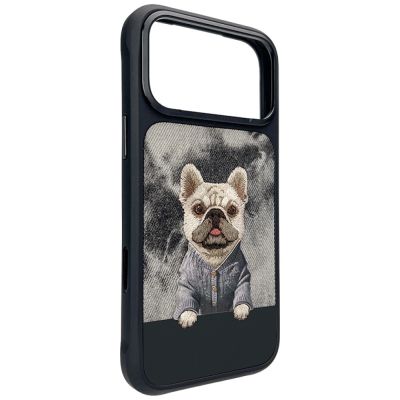3. Nimmy Gentle Pets Series Hunde-MagSafe-Hülle für iPhone 17 Pro – Schwarz