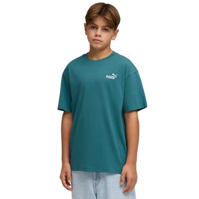 Puma ESS Small No. 1 Logo Relaxed Tee für Kinder Grün 684920 41