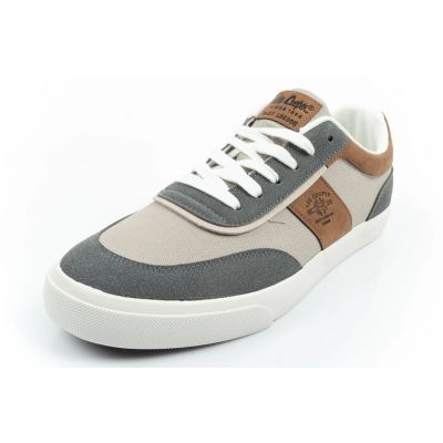 3. Lee Cooper Herren-Sneaker, modisch, bequem, strapazierfähig, grau