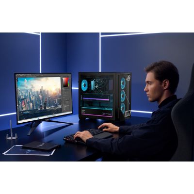 9. ASUS ROG G700 GM700TZ-R9800X283W AMD Ryzen™ 7 9800X3D 32 GB DDR5-SDRAM 2 TB SSD AMD Radeon RX 9070 XT Windows 11 Home Tower-PC Schwarz
