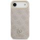 3. Guess 4G Strass Logo MagSafe Case für iPhone Air - Pink