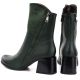 5. Grüne Damen-Ankle-Boots mit Blockabsatz, Modell M.Daszyński SA269-1