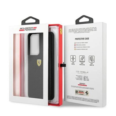 8. Ferrari FESPEHCS21LBK S21 Ultra G996 schwarz/schwarz Hardcase On Track Perforated