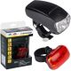 DUNLOP LED-Fahrradlampen-Set vorne und hinten
